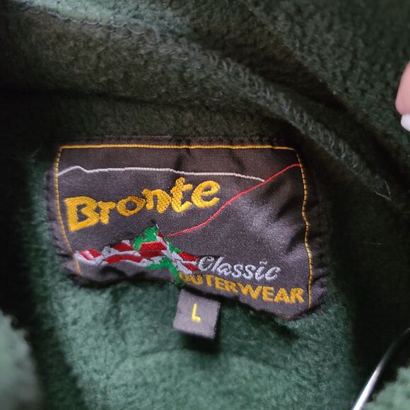 Bronte Mens Fleece Jacket Green Size UK Large 100% Polyester Antipilling Fleece - Picture 3 of 12
